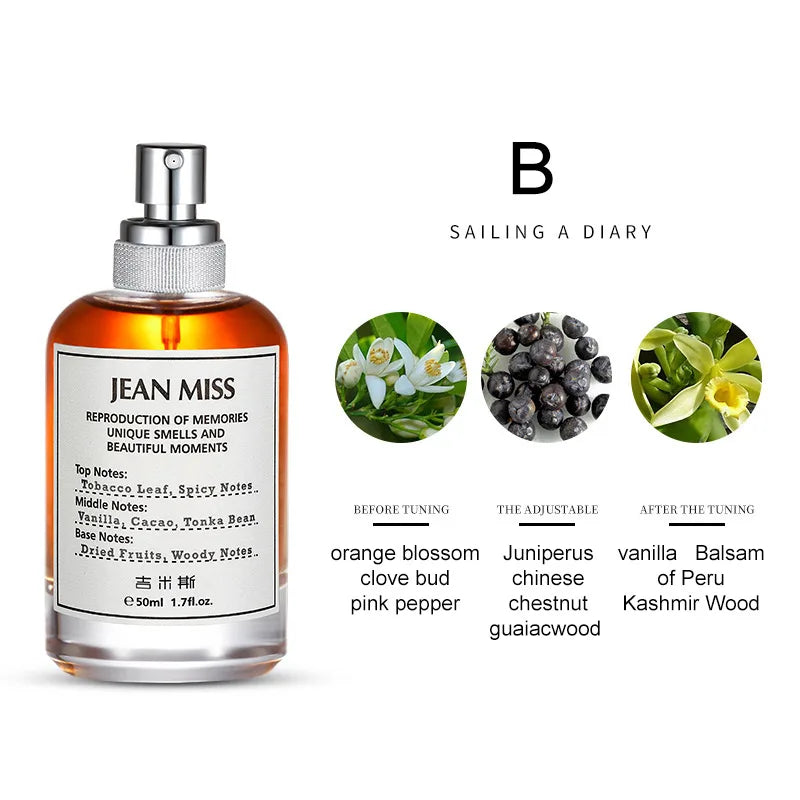 Lazy Weekend Series Perfume Woman's Luxury French Brand Unisex Mixed Woody Eau De Toilette Fresh Natural Lasting Beauty Parfum